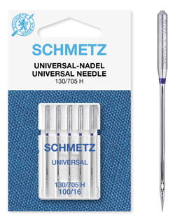 Schmetz Universal Symaskinnåle - str 100 - 5 stk