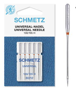 Schmetz Universal Symaskinnåle - str 80 - 5 stk
