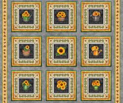 ALWAYS FACE THE SUNSHINE  :  SUNFLOWER PICTURE PATCHES