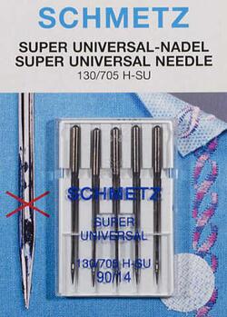 Schmetz Super Universal Symaskinnåle - str 80 - 5 stk