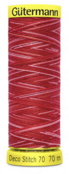 Deco Stitch tråd  - farve 9984. - multi pink