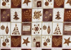 Brilliant Christmas : Små billeder i kobber - REst 185 x 110 cm