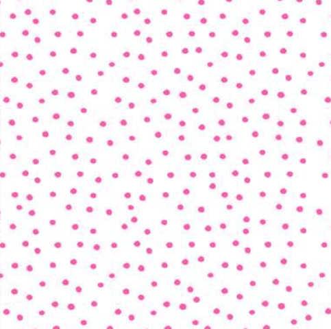 On the Mend : Hvid m/ lyserøde prikker