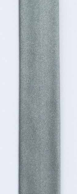 20 mm Satin skråbånd 3 meter - Sølv
