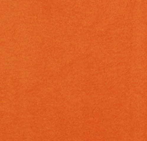 Chantal : Orange micro fiber fleece. - 165 cm bred - SENDES KUN TILPAKKESHOPS