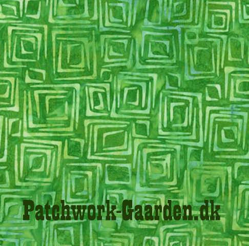 Retro Metro Batik : Lime firkantet