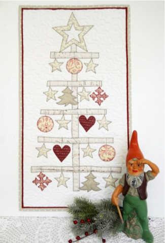 Solbritt & Maria quilt mønster :  Juleträd