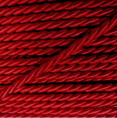 Silkesnor  : Rød - 3,5 mm