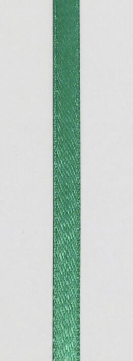 Satinbånd 6 mm - grøn - 10 meter