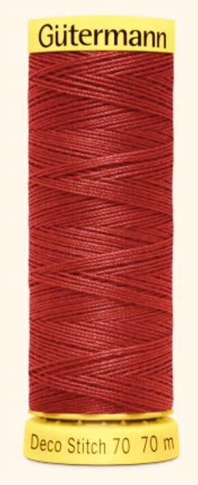 Deco Stitch tråd  - farve 0046. - rød