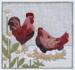 Solbritt & Maria quilt mønster : Stolt tupp med høne