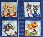 Trendy Pups : panel - rest 150 x 110 cm