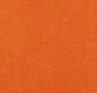 Chantal : Orange micro fiber fleece. - 165 cm bred - SENDES KUN TILPAKKESHOPS