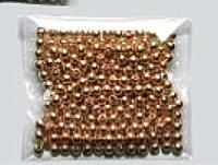 Voks perler  4 mm guld