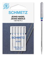 Schmetz symaskine nåle : Jeans - str. 100 - 5 stk