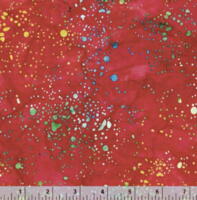 Anthology Batik : 859q-1   Paint Splatter Primary