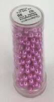 Güterman Glas Perler - pink  - 4 mm - ca. 345 stk
