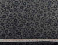 Tomorrows Promise - Blomstret Sort - rest 200 x 110 cm